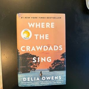 Where the Crawdads Sing hard cover book